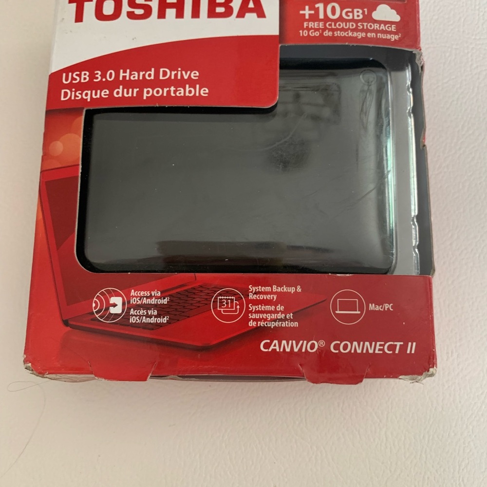 Toshiba Canvio advance 1TB hard drive USB 3.0